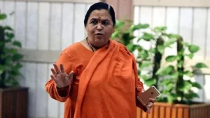 Uma Bharti gets angry when asked for proof of being Shankaracharya