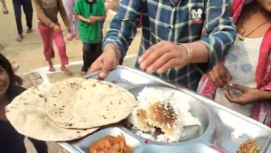 The chaos at the Gunaur girls' hostel has been exposed, with students protesting over poor food.