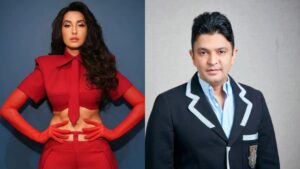 nora fatehi with bhushan kumar