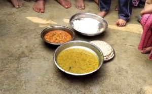 The chaos at the Gunaur girls' hostel has been exposed, with students protesting over poor food.