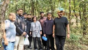 Players reached Barnawapara Safari in Baloda Bazar with captain Suryakumar Yadav.