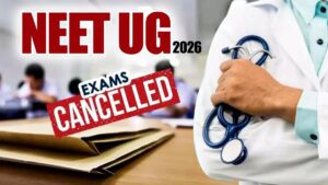 NEET UG 2026 परीक्षा रद्द 
