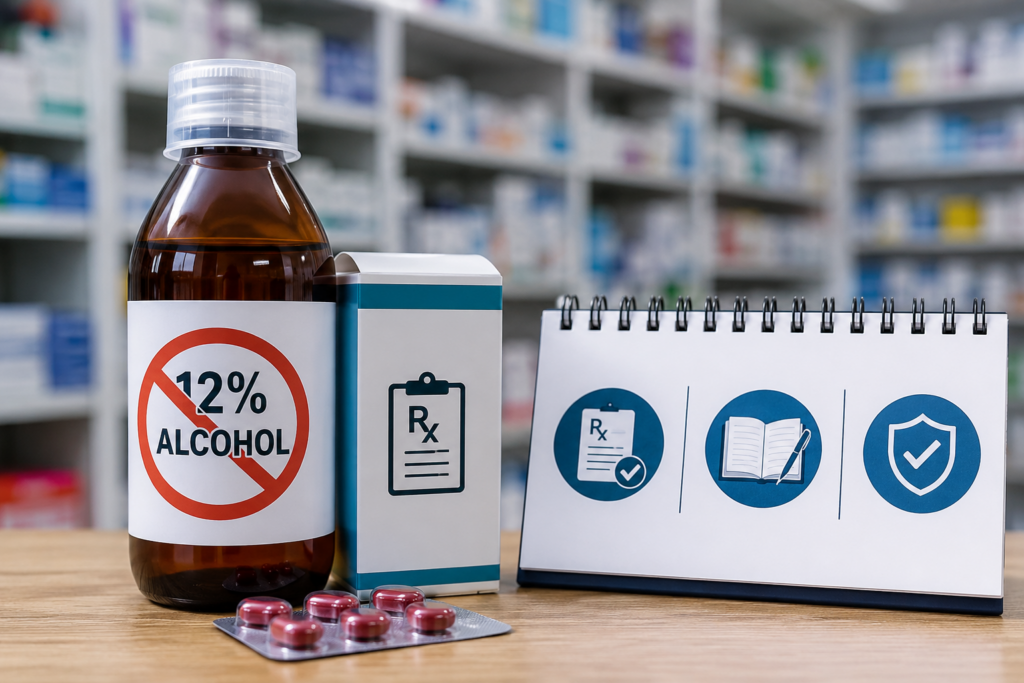 High Alcohol Oral Drugs