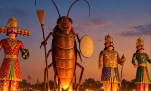 Cockroach Effigy Burning